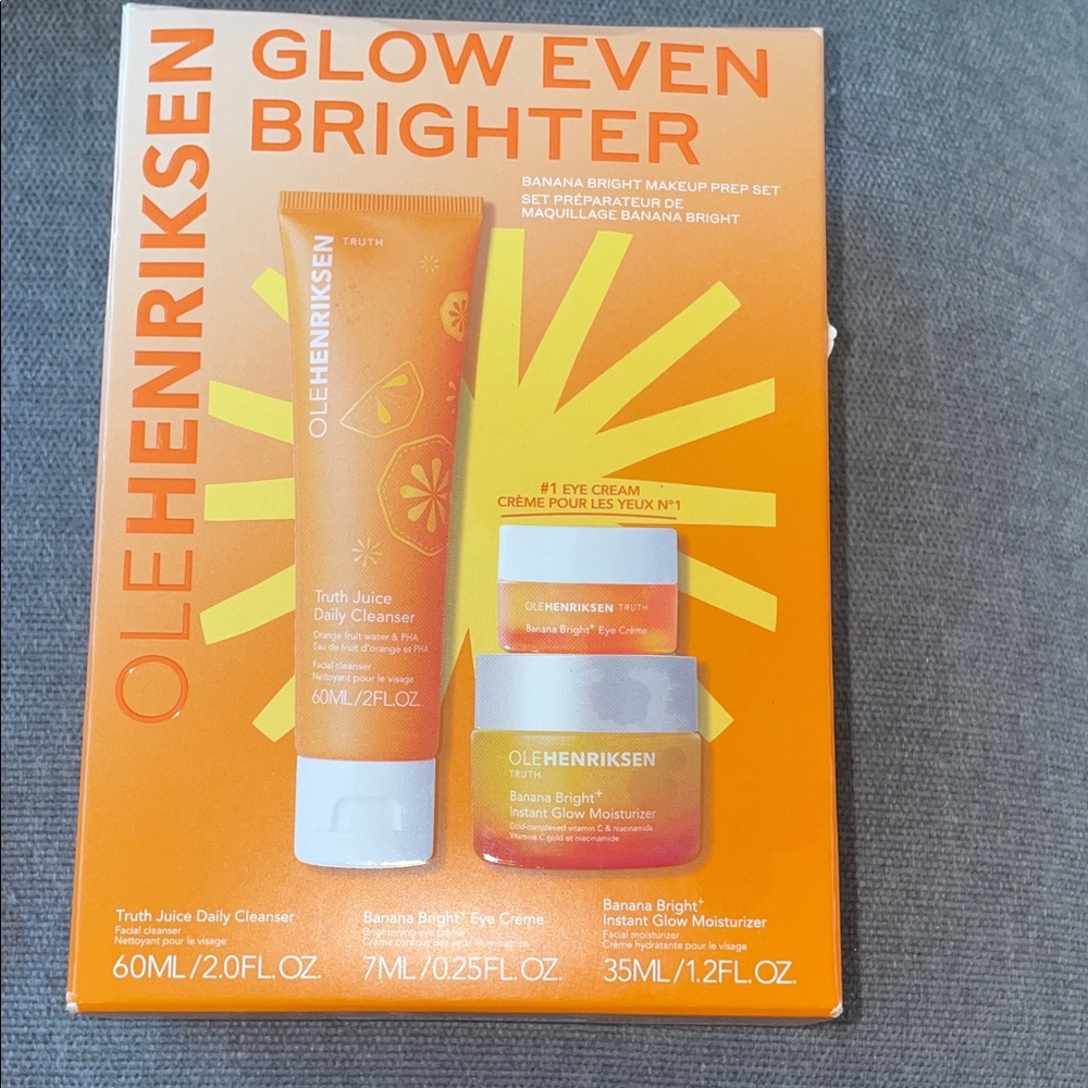 Ole Henriksen Skincare Duo with Orange Packaging